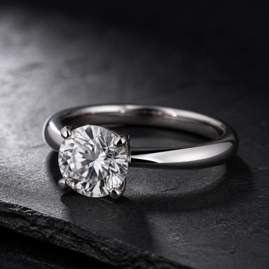 1.80ct Round Solitaire — Platinum